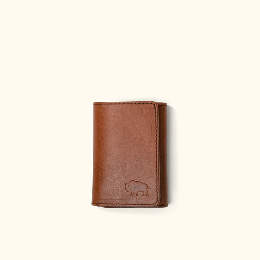 Denver Leather Trifold Wallet | Autumn Brown